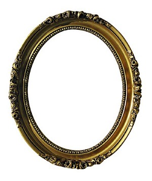 Műanyag ovális képkeret OR típus