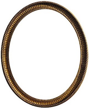 Műanyag ovális képkeret OF