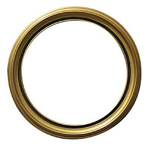 Műanyag ovális és kör keretek